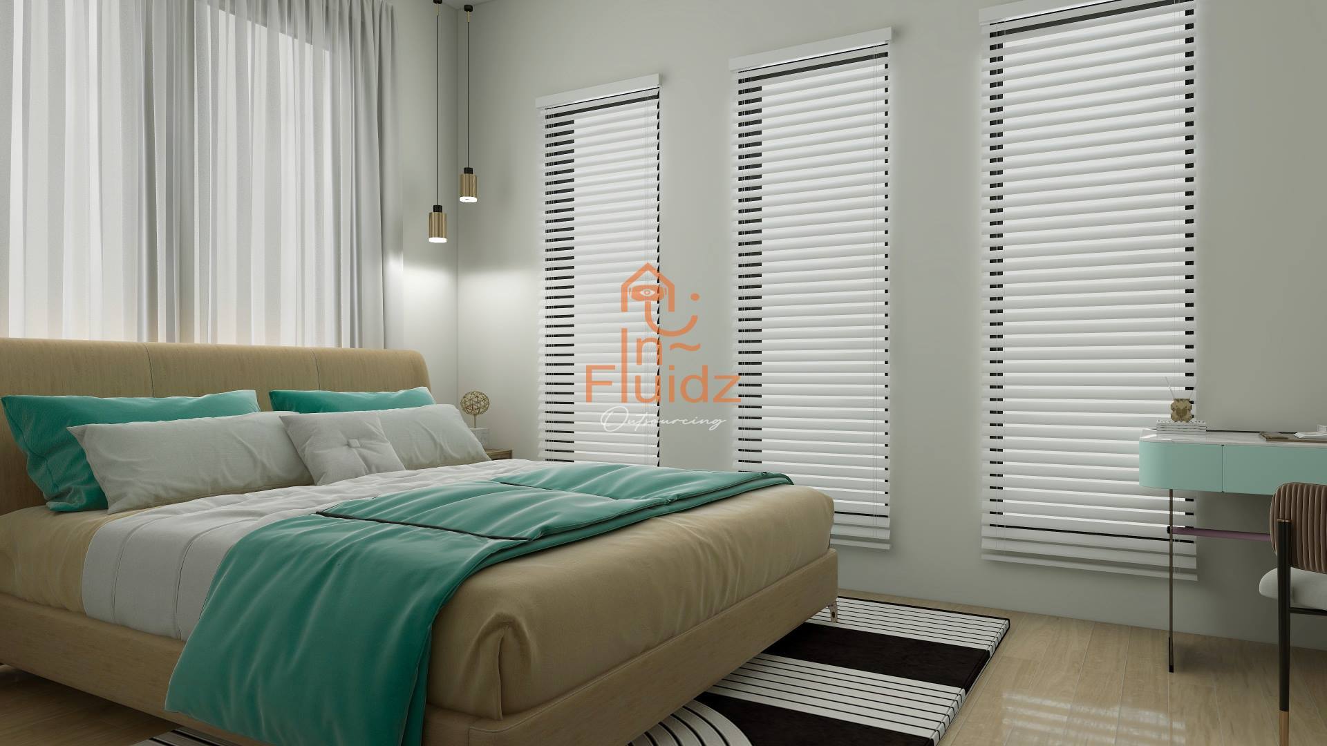 Bedroom suite render