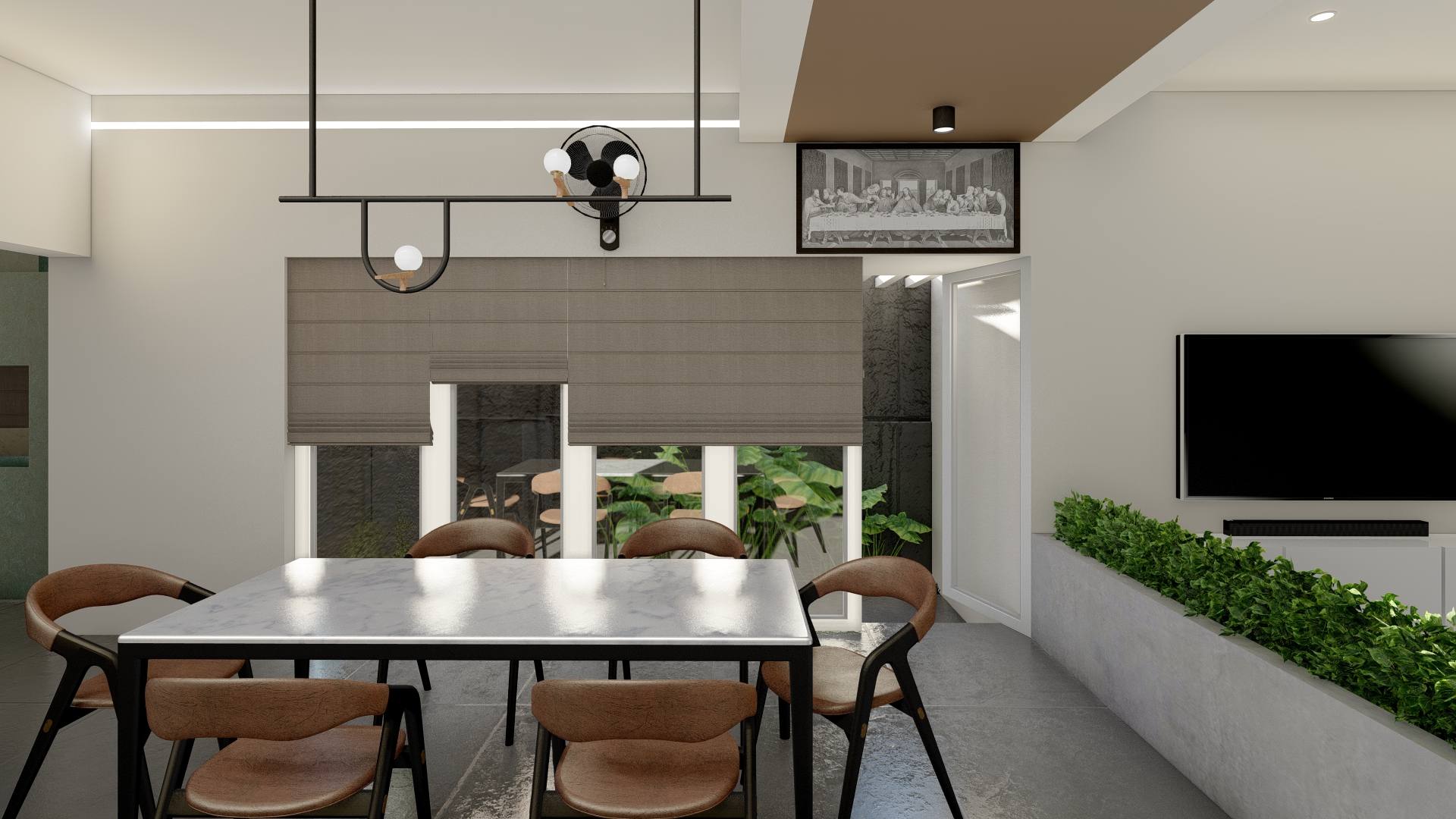 Dining hall render