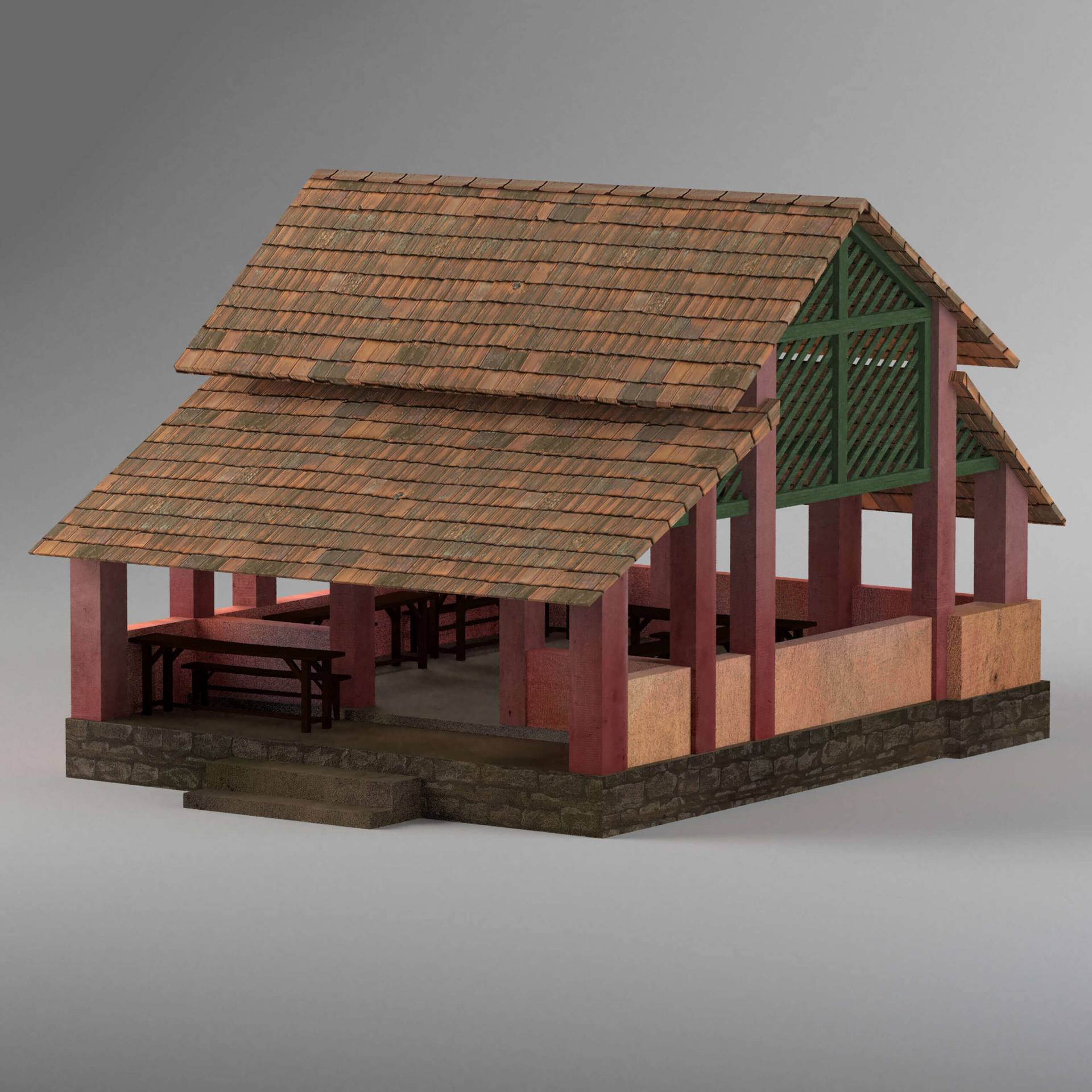 Heritage pavilion 3D model
