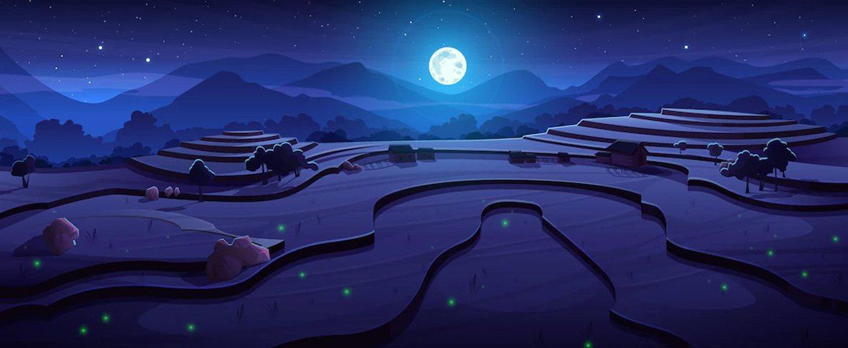 Night landscape